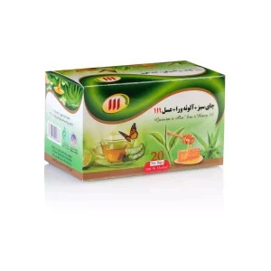 چای سبز آلوورا عسل 111
