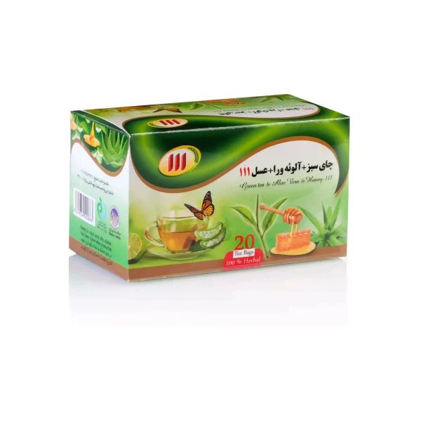 چای سبز آلوورا عسل 111